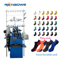 RB-6FTP-I all kinds of socks can knit plain terry and invisible sock machine